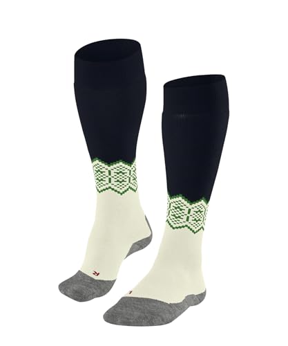 FALKE Herren Skisocken SK2 Intermediate M Kh Wolle Funktionsmaterial warm dick 1 Paar, Weiß Off-White 2040, 39-41 FALKE Herren Skisocken SK2 Intermediate M Kh Wolle Funktionsmaterial warm dick 1 Paar, Weiß Off-White 2040, 39-41