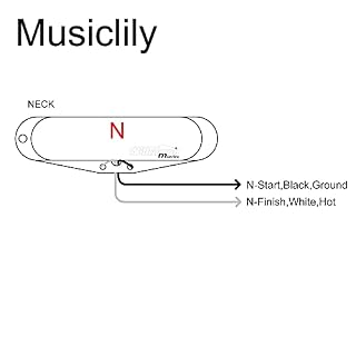 Wilkinson Low Gauss Nashville Sound Céramique Micro Manche Simple Bobinage Pickup pour Guitare électrique Tele Style… – Image 3