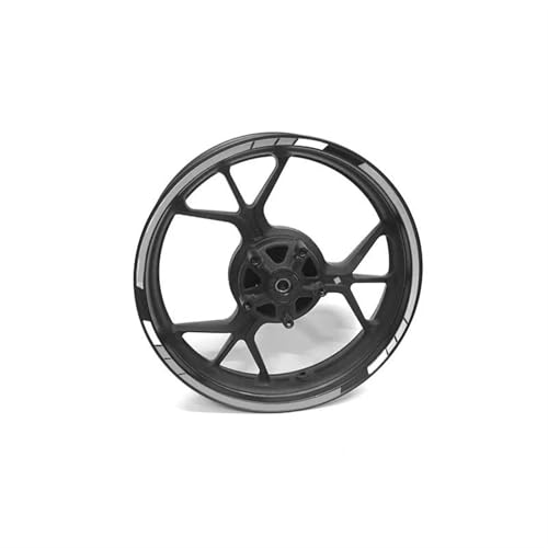 NMBZVE Felgenaufkleber Motorradzubehör Radaufkleber Reflektierende Radaufkleber Abziehbilder Reflektierende Felgen Für Y&amaha XSR900 Xsr900(Style 25)