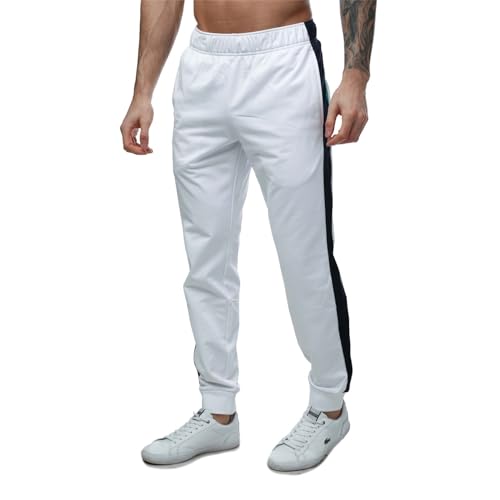 Lacoste Herren Xh9427 Trainingsanzug, Weiß/Marineblau, S