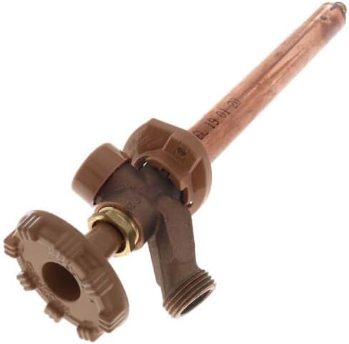 Model 19 8" Length, 1/2" PEX Inlet Anti-Siphon Wall Faucet w/Metal Handle