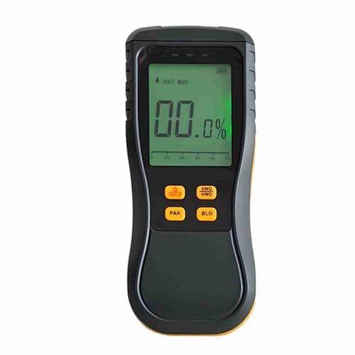 ZASCHMOY Wood Meter, LCD Display Non Destructive Tester with Backlight for Soft Wood Hard Packaging Building Material