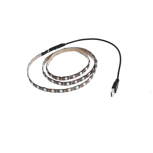 Tira de Led Flexible RGB para TV 1m Impermeable con Cable USB miniatura 6