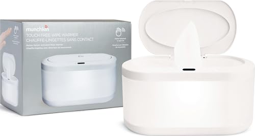 Image of Munchkin Touch Free Baby Wipe Warmer with Nightlight & Motion Sensor, White