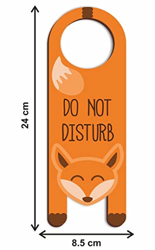 Image of CVANU Do Not Disturb Wooden Door Sign Hanger Size(24cm x 8.5cm) cv71
