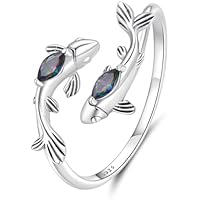 Kerraom Anillo Piscis de las 12 Estrellas Zodiacales, Joyería