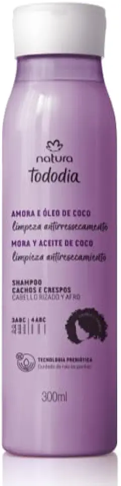 Shampoo Cachos e Crespos Tododia Amora e Óleo de Coco