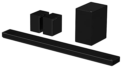 Image of LG SP11RA 770W, 7.1.4Ch High Res Audio Sound Bar with Dolby Atmos, Cinematic Surround Sound, Ai Sound Pro, Wi-Fi, Wireless, Compatible with Alexa (Black)