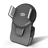 micagos Cell Phone Holder for Car, 3-in-1 Car Phone Mounts, Air Vent Holder Steering Wheel Holder Rearview Mirror Mounting in Vehicle for Universal Smartphones & GPS-Black