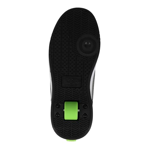 Heelys POP 5 Wheeled Heel Shoe, Black/Grey/Green, 13 US Unisex Big Kid4