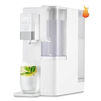 CO-Z Countertop Reverse Osmosis Water Filter, 5-Stage RO Water Filtration System, Portable Water Purifier Dispenser with 5 Temp 3 Preset Volume Options, 4:1 Pure to Drain, NSF/ANSI 58, No Installation