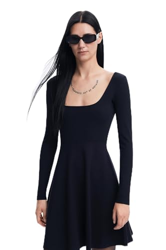 Image of Desigual Women's Woman Knit Dress Long Sleeve