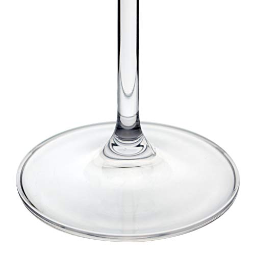 Jogo de 6 Taças para água Gastro em cristal ecológico 580ml A23cm amarela