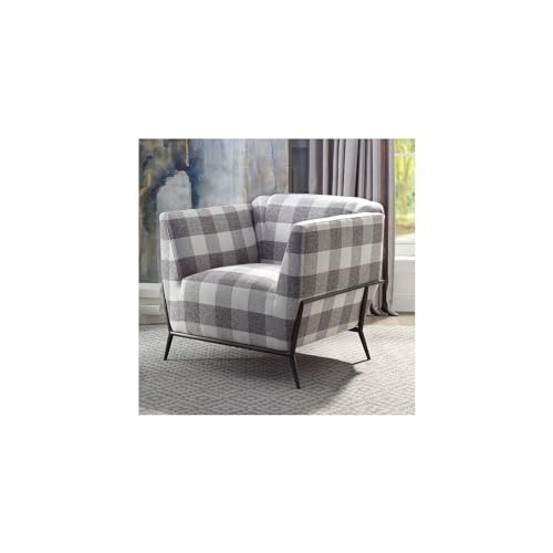 Sillón Plegable Tela Estampada Verde Menta