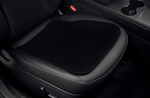 SHIMAKYO カーシートクッション 車用 シートカバー 運転席 防水 撥水仕様 助手席 オフィス 自宅用 丸洗い可能 シート保護 滑り止め 抗菌防臭 汚れ防止 ウェットスーツ素材 年間使える ズレ防止 おしゃれ 44×45cm