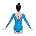 Kmeruoys Rhythmic Gymnastics Tights for Girls and Boys High Elastic Training Clothes Sportswear (Color : Blue, Size : 10 Years)