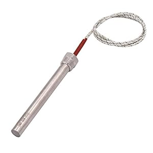 Aiicioo AIOU-IE-193737 Edelstahl Heizpatrone 500W