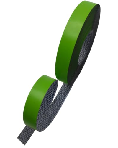 Image of HGKJHFmelamine Edging Tape. 13 /16in*50ft,pre Coated with hot melt Adhesive Flexible Veneer Edge Edging, Used for Cabinet and Furniture Maintenance (No9-green, 13 /16in*50ft)