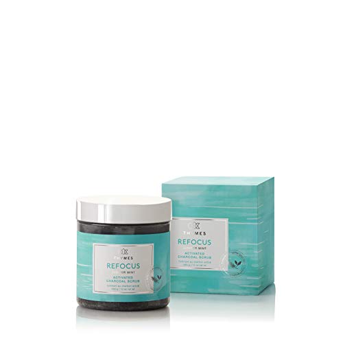 Thymes Wellness Activated Charcoal Scrub - 10 Fl Oz - Juniper Mint