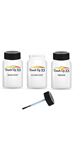 TouchupXS-Perfect Match for Acura All Models B41 Antique Blue 1oz Basecoat Clearcoat and Primer with E-Z Dabber
