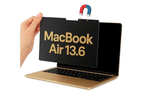 Filtro magnético de privacidad MacBook Air 13.6 para evitar reflejos y ocultar datos a terceros