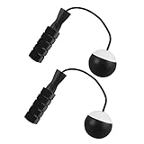 YARNOW Corde à sans Fil Lestée pour Adultes Ergonomique Matériaux Résistants Corde à ...