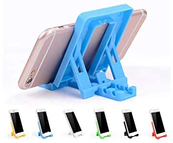 Morning Vale Mobile Tabletop Phone Holder/Stand for Home and Office | Universal Multi-Angle Plastic Mobile Phone Stand for All Mobiles | Adjustable and fold able Mobile Stand (Pack of 3)-image-17