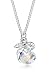 Produktbild Elli Halskette Damen Anhänger Engel mit Kristall in 925 Sterling Silber