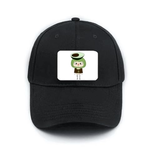 Casquette de baseball noire réglable motif avocat vert idéale pour vos sorties et pique-niques