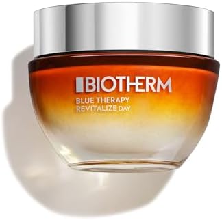 Biotherm Blue Therapy Amber Algae Revitalize Day Cream, Anti-Aging Moisturizer for Dehydrated and Mature Skin with Amber Algae, Nourishing and Firming Formula for a Glowing Complexion, 1.7 Fl. Oz.