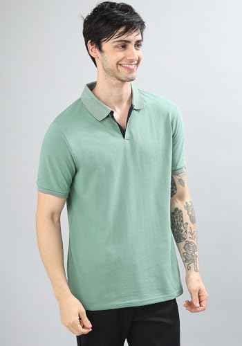 Image of Wear Your Opinion Solid Cotton Rich Polo T Shirt | Collar Tshirts | Half Sleeves | Plain-Regular Fit (Available in Plus Size)