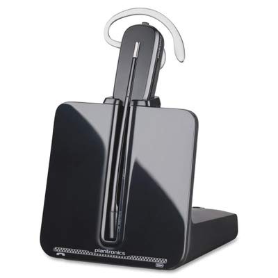 Plantronics - CS540 Wireless DECT Headset with Lifter (Poly) - Single Ear (Mono) Convertible (3 wearing styles) - Connects to Desk Phone - Noise Canceling Microphone — Amazon image 4