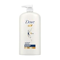 Dove Intense Repair Shampoo 1 L, Repairs Dry and Damaged Hair, Strengthening Shampoo for Smooth & Strong Hair – Mild Daily Shampoo