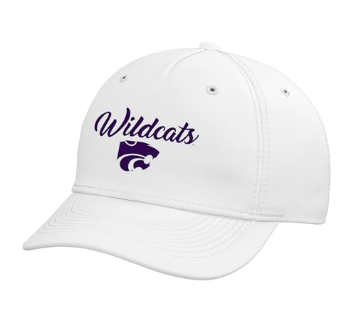 Kansas State Wildcats | Official NCAA University | MMKST02 Adjustable Printed Baseball Hat, White