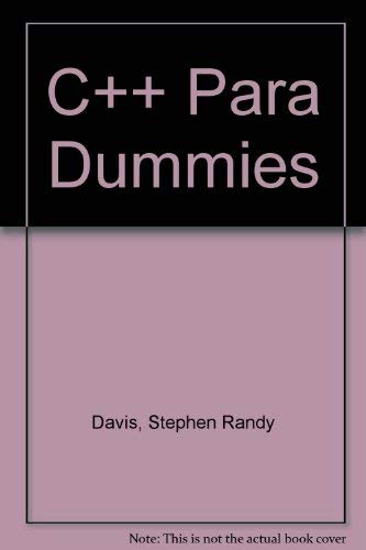 C++ Para Dummies (English and Spanish Edition) 9968370126 Book Cover