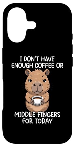 I Don't Have Enough Coffee Or Middle Fingers For Today �X�}�z�P�[�X iPhone 17 �p