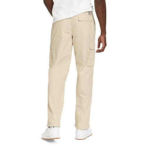 Eddie Bauer Men's Timberline Ripstop Cargo Pants, Beige, 33W X 32L #TOP1