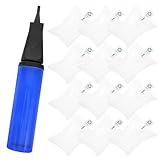 Healvian 100pcs Inflatable Air Pillows Packaging Air Bags 20x15cm with Random Color Pump for Shipping Protection and Cushioning in Industrial Packing