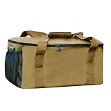 Bolsa portátil para utensilios de cocina de camping, bolsa impermeable para exteriores, bolsa de cocina de gran capacidad para senderismo, barbacoa, picnic y viajes, organizador de almacenamiento