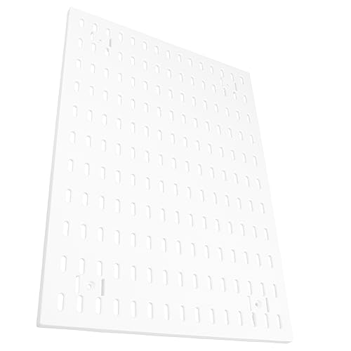 Ciieeo Large Wall Mount Pegboard Storage Rack Easy Install Punch Design for Home Office Organize Hats Bags Keys Crafts More Material