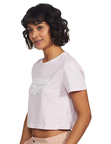 Image of Reebok Women's Solid Regular Fit Sports T-Shirt