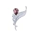 zxb-shop Broche Broches pour Femmes avec Cristal, Revers Manteau Écharpe vêtements Épingles Décoratif Anniversaire Mariage Accessoire pour Votre Femme Broche Vintage (Color : A)