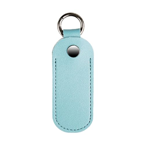 AOOOWER Funda de piel de microfibra para USB Stick Protector con llavero