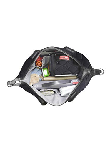 Storksak Stevie Quilt Diaper Changing Bag, Black #TOP4