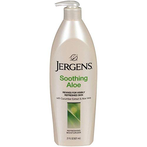Jergens Soothing Aloe Refreshing Moisturizer 21 oz (Pack of 2)