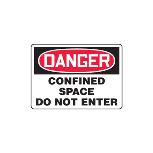 Panneau Danger Confined Space Accuform Accu-Shield pour signalisation de sécurité industrielle