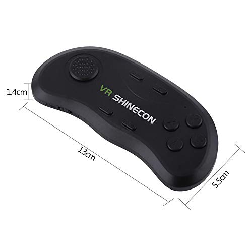 Image of Zopsc Bluetooth Gamepad Controller, Wireless Remote Gamepad with 20-40h Battery Life for Phone PC VR Gaming Black 5.1x2.2x0.55inch