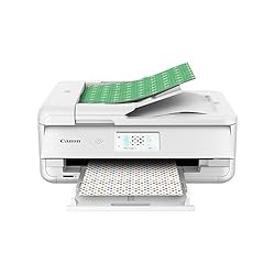 Canon TS9521C All-In-One Wireless Crafting Photo Printer, 12X12 Printing, White,