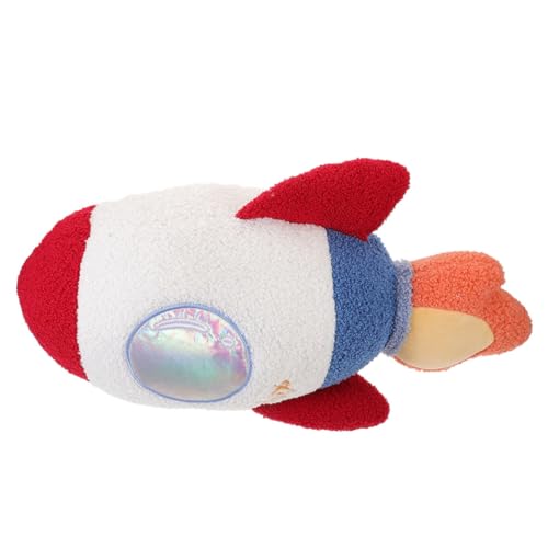 Almohada de cohete espacial para rincón de lectura y juego en habitación infantil