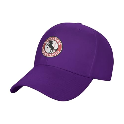 Cal Poly Mustangs Adult Adjustable Cotton Baseball Cap Hat for Man Woman Purple